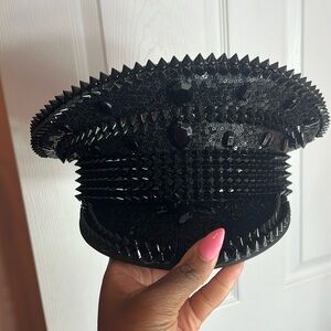 Bejeweled Costume Captain Hat